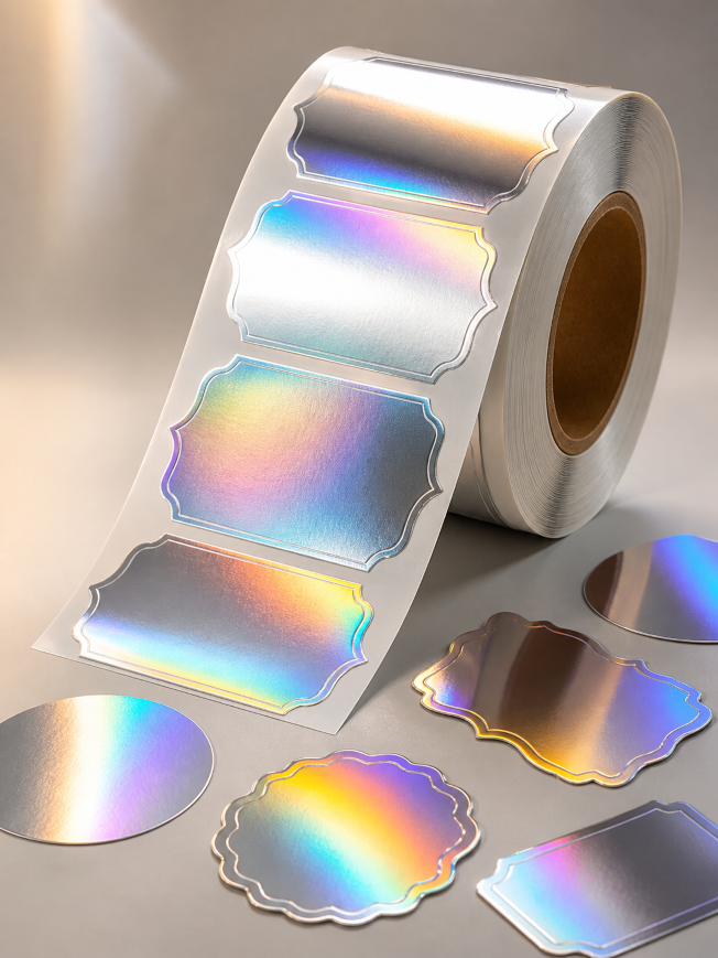 Metallic and Holographic Label 02