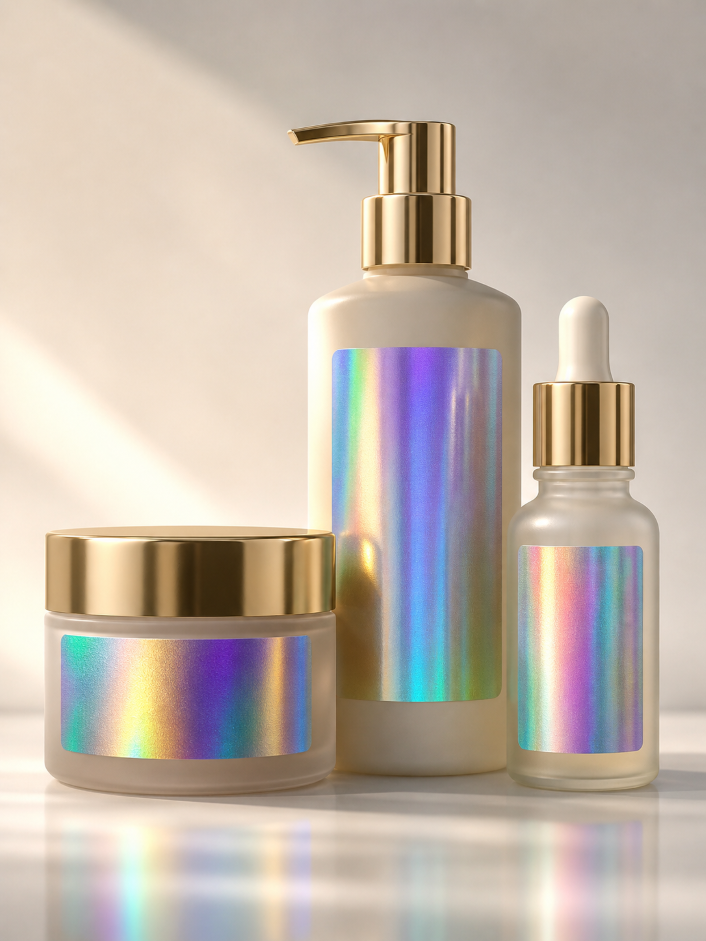 Metallic and Holographic Label 03
