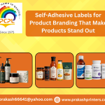 Self-Adhesive Labels for Product Branding That Make Products Stand Out