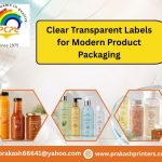 Clear Transparent Labels for Modern Product Packaging