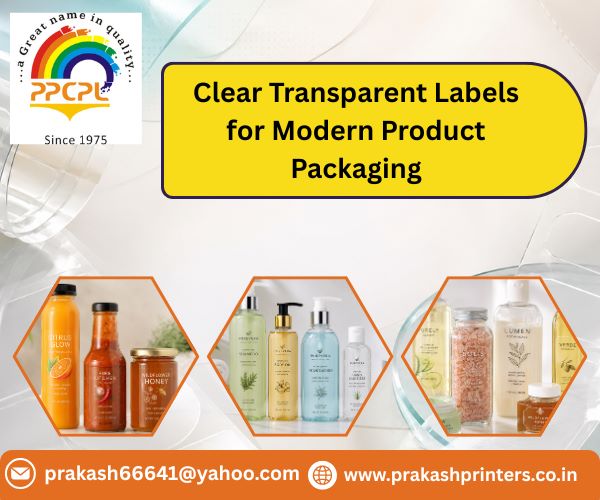 Clear Transparent Labels for Modern Product Packaging